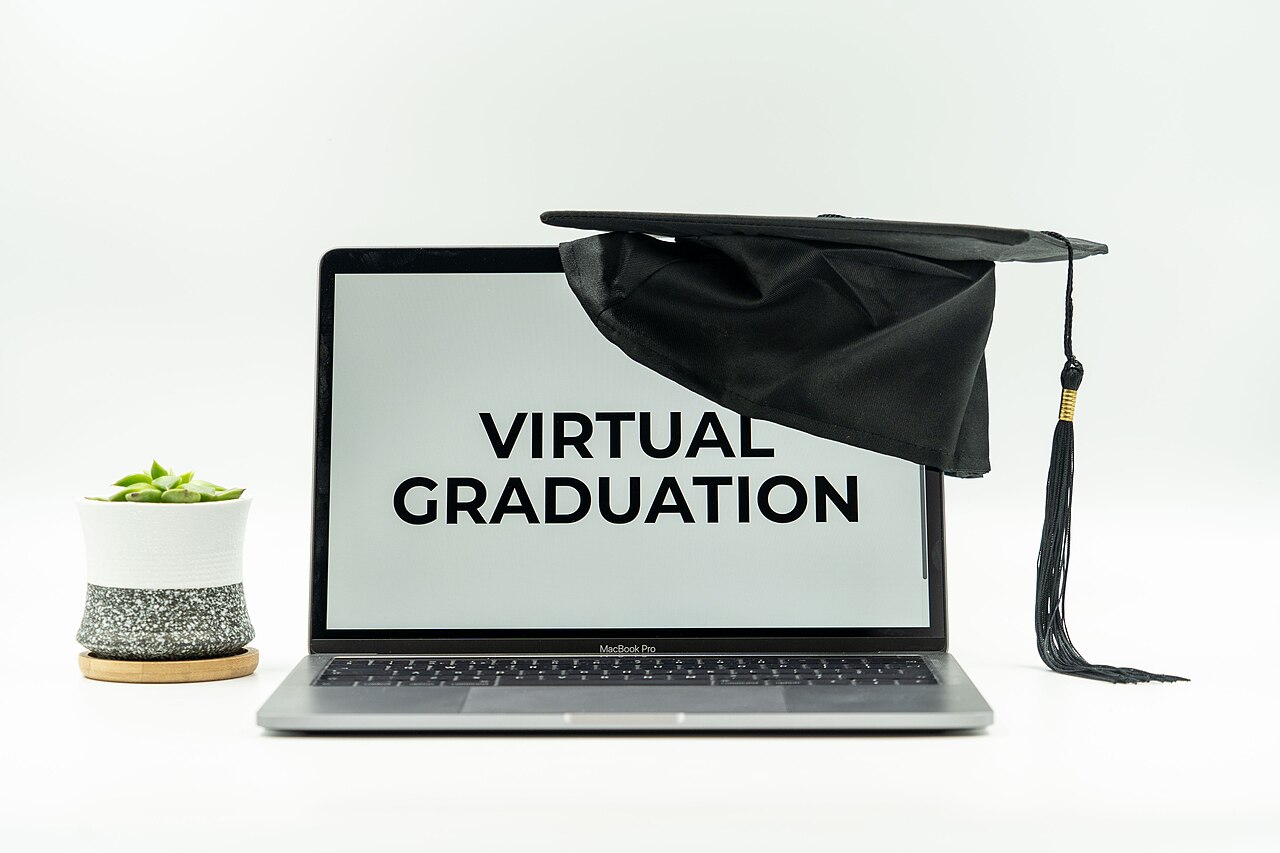 Virtual Graduation Spelled Out On Laptop Screen - 51296404753.jpg